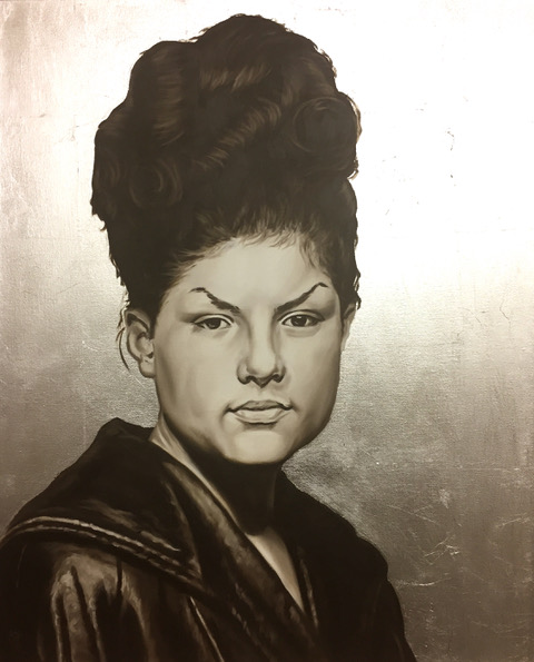 Morin Woman in Leather